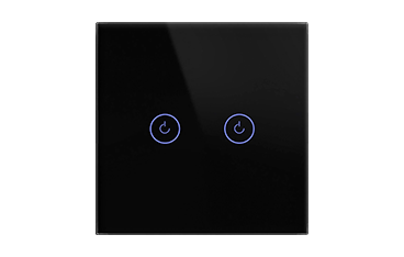 Melody 2 Gang Touch Wifi Light Switch Works with Tuya App