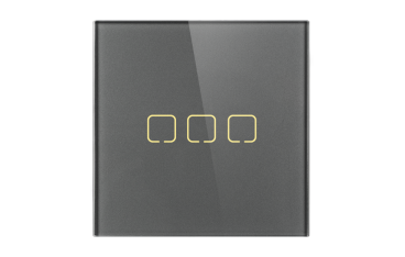 Echo Touch 3 Gang Wifi Light Switches Glass Panel