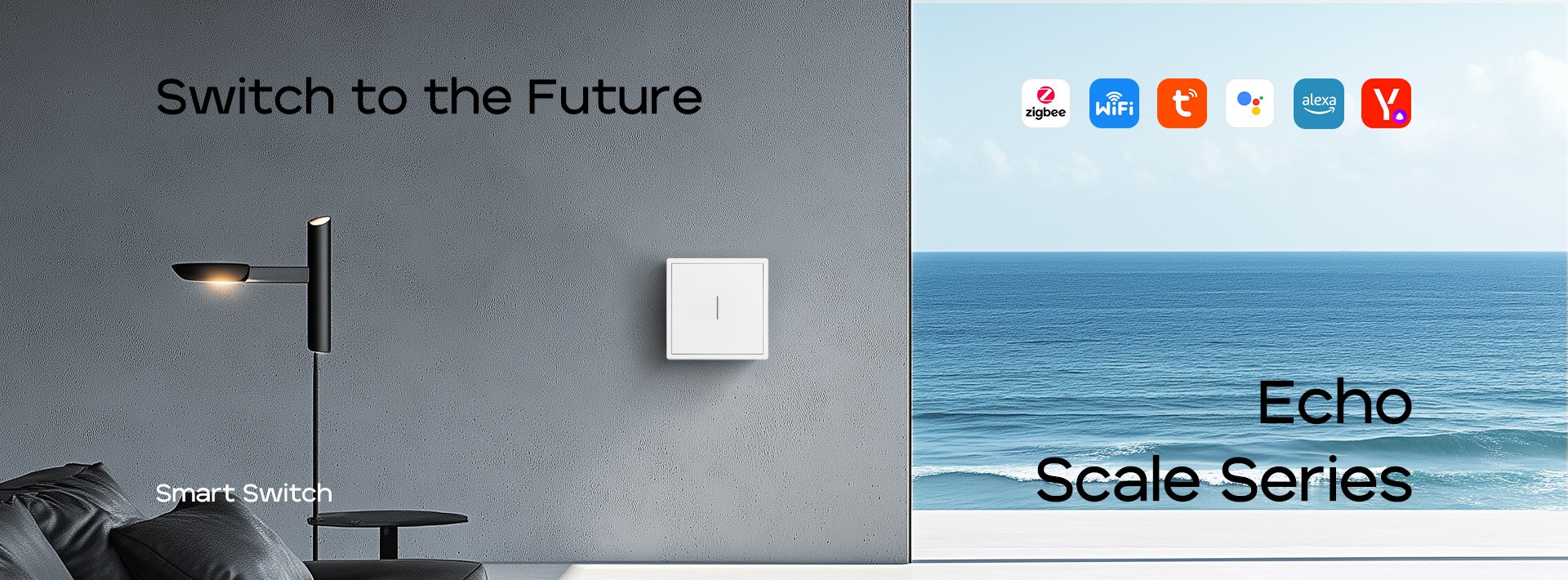 Scale 1 Gang Scale Wifi Light Switch Toggles Yandex with Alice