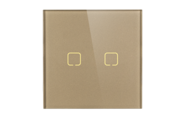 Echo Touch 2 Gang Wifi Light Switches Glass Panel 